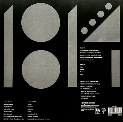 Janet Jackson : Rhythm Nation 1814 (LP, Album, PDO)