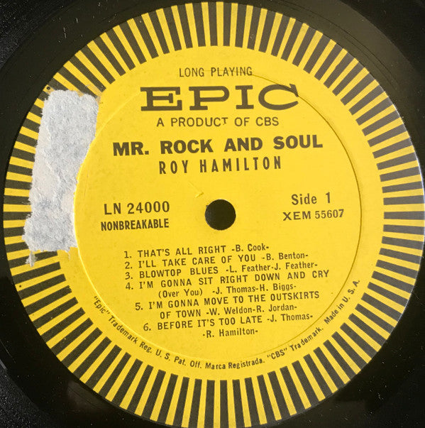 Roy Hamilton (5) : Mr. Rock And Soul (LP, Mono)
