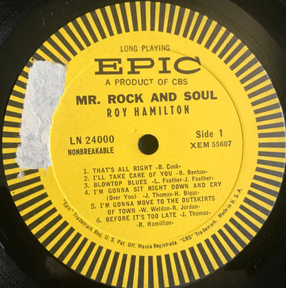 Roy Hamilton (5) : Mr. Rock And Soul (LP, Mono)