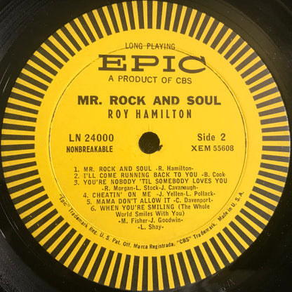 Roy Hamilton (5) : Mr. Rock And Soul (LP, Mono)