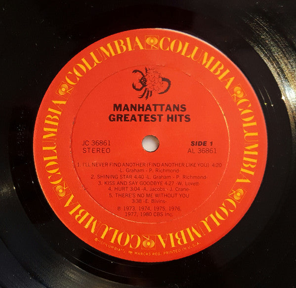 Manhattans : Greatest Hits (LP, Comp, Pit)