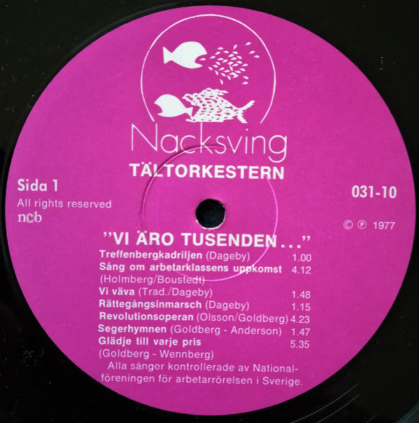 Tältorkestern : Vi Äro Tusenden...  (LP, Album)