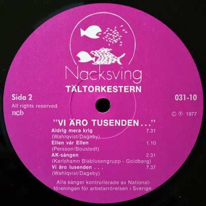 Tältorkestern : Vi Äro Tusenden...  (LP, Album)