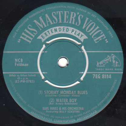 Earl Hines And His Orchestra Featuring Billy Eckstine With Madeline Green And The Three Varieties : Earl And Billy (7", EP)