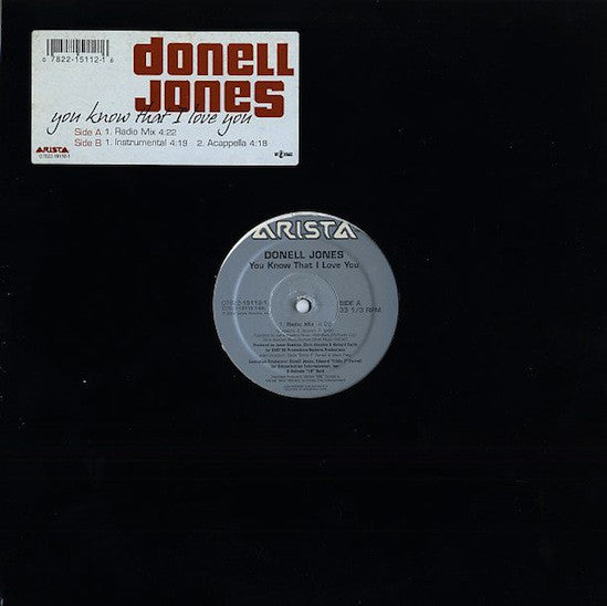 Donell Jones : You Know That I Love You (12")