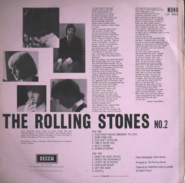 The Rolling Stones : No. 2 (LP, Album, Mono, RP, Cen)