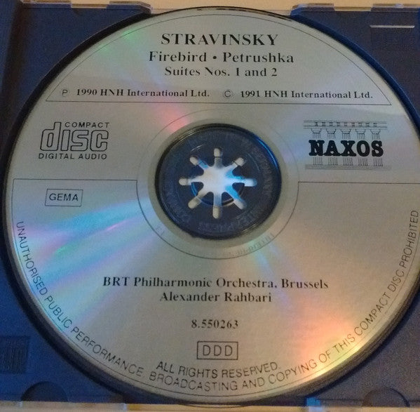 Igor Stravinsky, Belgian Radio And Television Philharmonic Orchestra, Alexander Rahbari : Firebird • Petrushka • Suites Nos. 1 And 2 (CD, Album)
