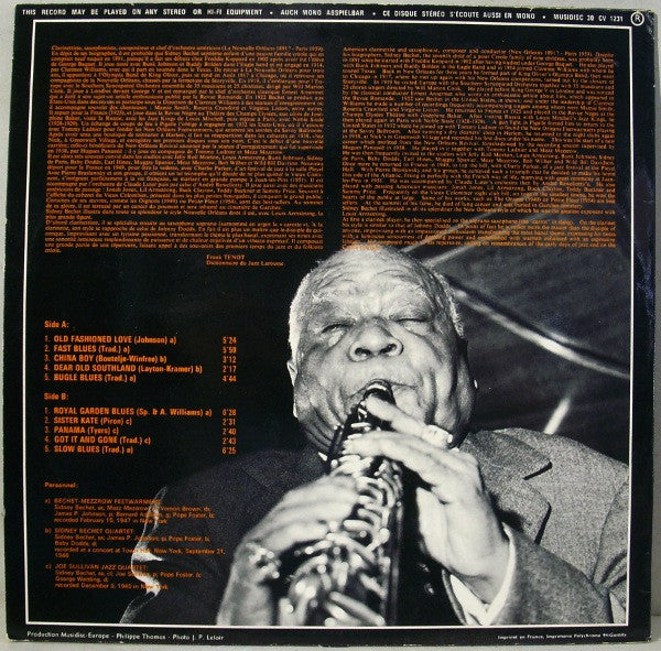 Sidney Bechet : The Great Sidney Bechet (LP, Comp, RE)