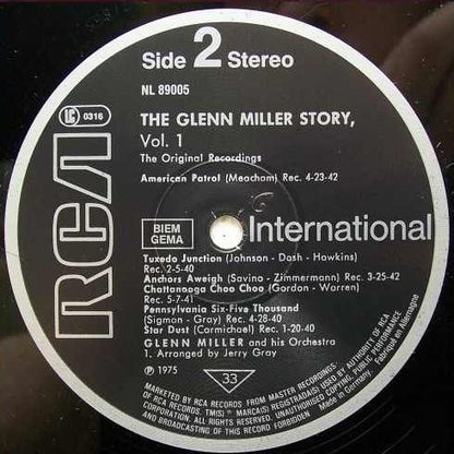 Glenn Miller And His Orchestra : The Glenn Miller Story Volume 1 (LP, Comp, RE)