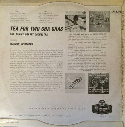 Tommy Dorsey And His Orchestra Starring Warren Covington : Tea For Two Cha Chas (LP, Album)