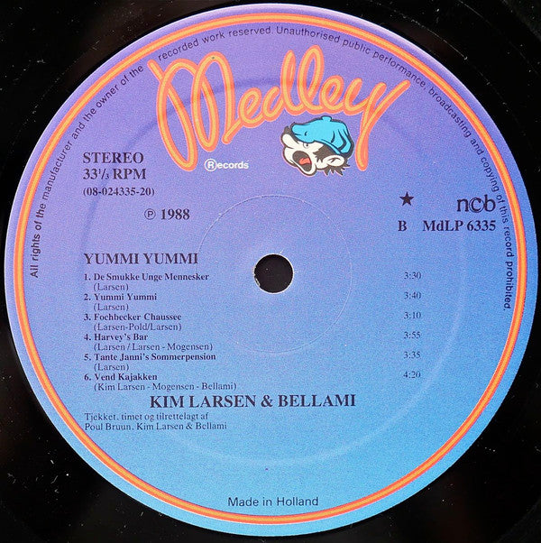 Kim Larsen & Bellami : Yummi Yummi (LP, Album)