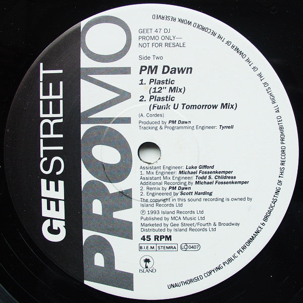 P.M. Dawn : Looking Through Patient Eyes / Plastic (12", Promo)