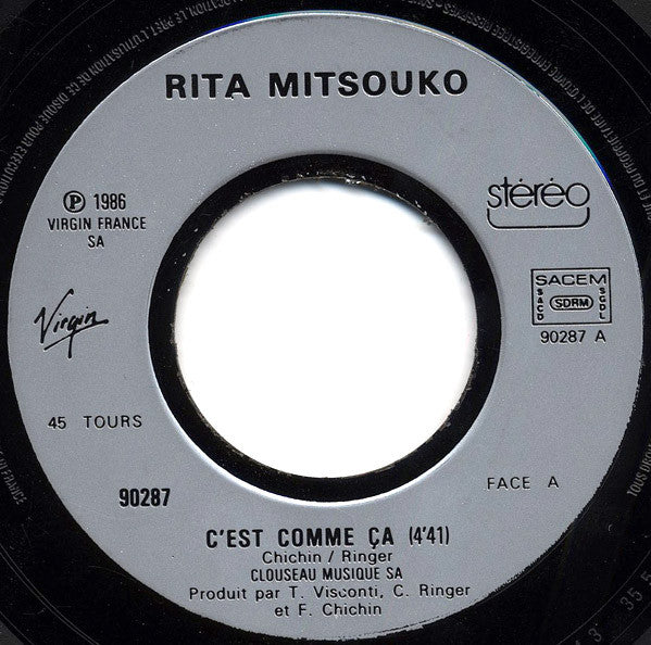 Les Rita Mitsouko : C'est Comme Ça (7", Single)