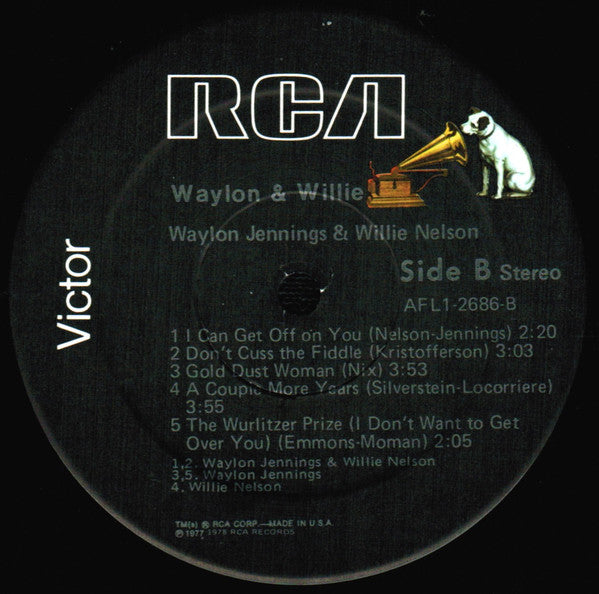 Waylon Jennings & Willie Nelson : Waylon & Willie (LP, Album)