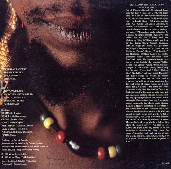 Jah Lloyd : Black Moses (LP, Album)