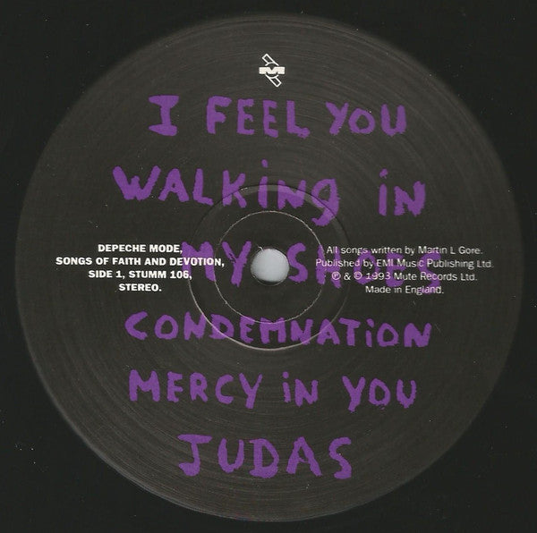 Depeche Mode : Songs Of Faith And Devotion (LP, Album)
