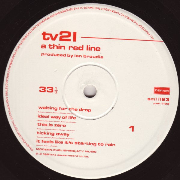 TV21 : A Thin Red Line (LP, Album)