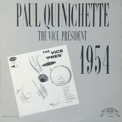 Paul Quinichette : The Vice President (LP, Album, Mono, RE)