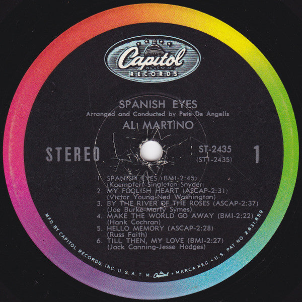 Al Martino : Spanish Eyes (LP, Scr)