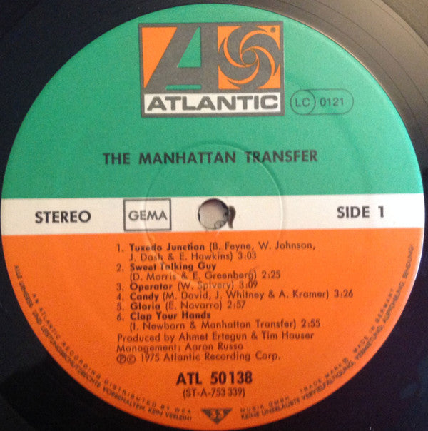 The Manhattan Transfer : The Manhattan Transfer (LP, Album, RP)