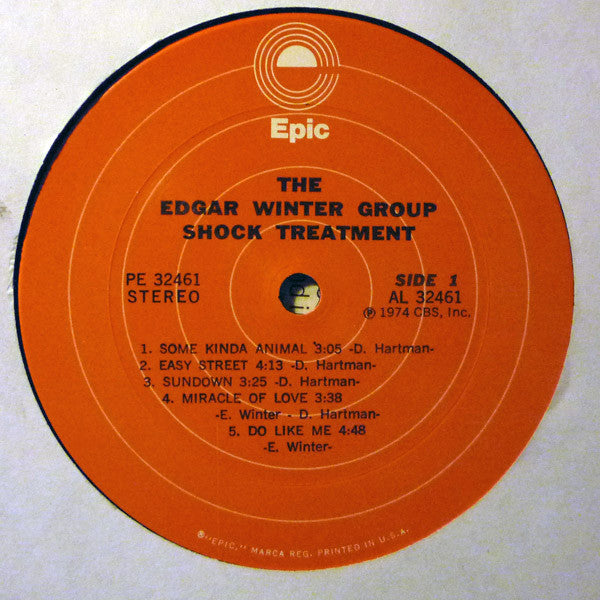 The Edgar Winter Group : Shock Treatment (LP, Album, Ter)