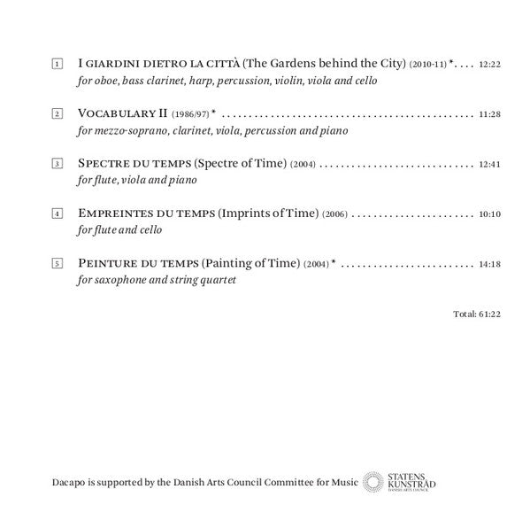 TM+, Niels Rosing-Schow : Peinture Du Temps (CD, Album)