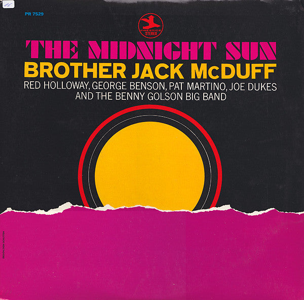 Brother Jack McDuff : The Midnight Sun (LP, Album)