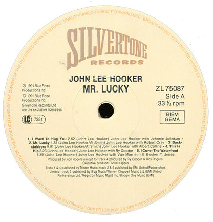 John Lee Hooker : Mr. Lucky (LP, Album)