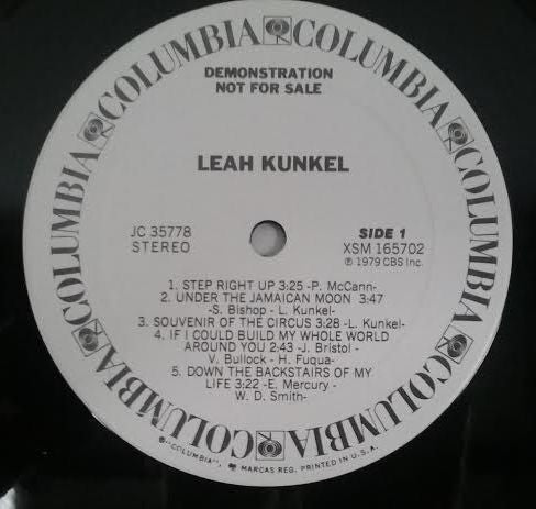 Leah Kunkel : Leah Kunkel (LP, Album, Promo)