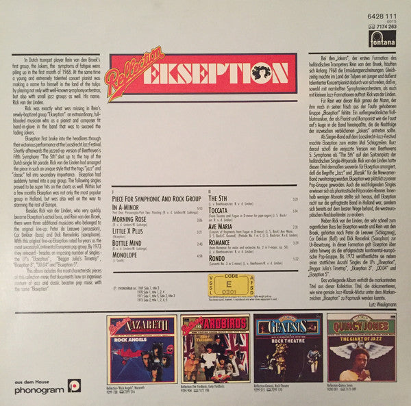 Ekseption : Reflection (LP, Comp)