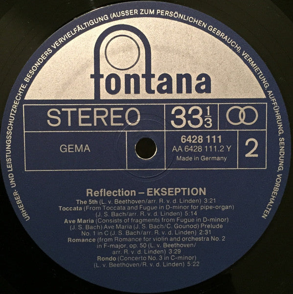 Ekseption : Reflection (LP, Comp)