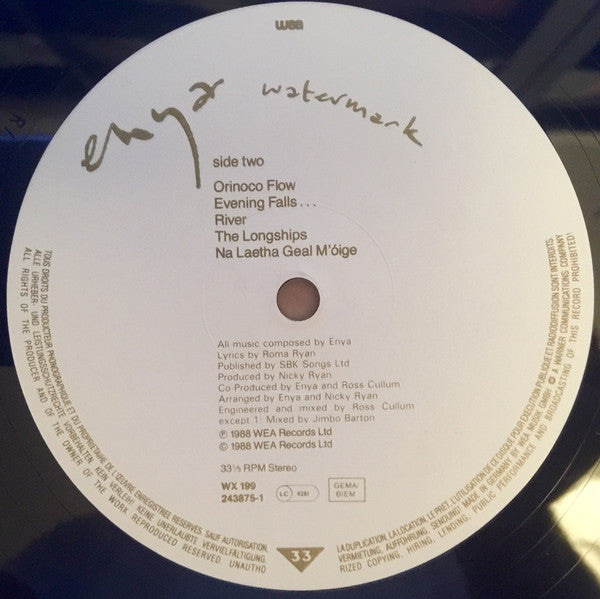 Enya : Watermark (LP, Album, Club)