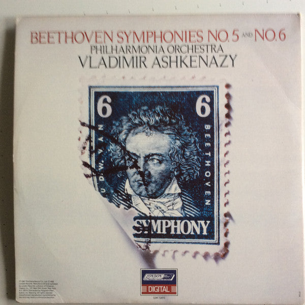 Philharmonia Orchestra, Vladimir Ashkenazy / Ludwig van Beethoven : Symphonies No. 5 And No. 6 (2xLP, Album)