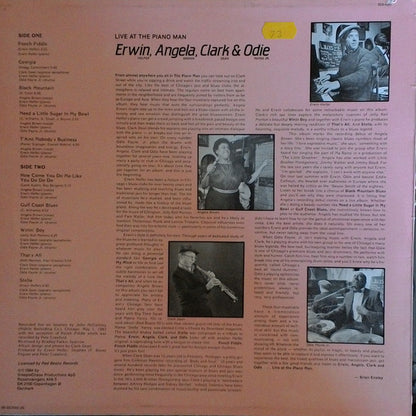 Erwin Helfer, Angela Brown (6), Clark Dean & Odie Payne : Live At The Piano Man (LP, Album)