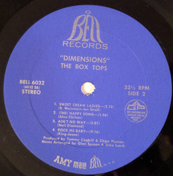 Box Tops : Dimensions (LP, Album)