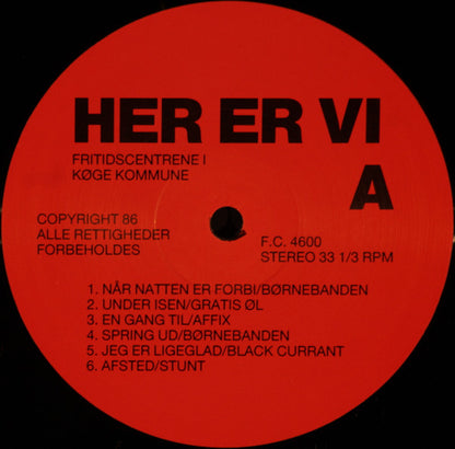 Various : Her Er Vi (LP)