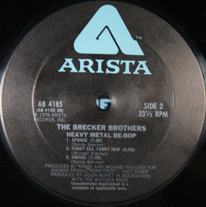 The Brecker Brothers : Heavy Metal Be-Bop (LP, Album, Ter)