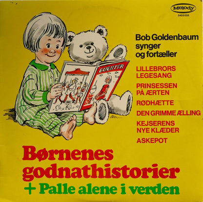 Bob Goldenbaum : Børnenes Godnathistorier + Palle Alene I Verden (LP, Album)