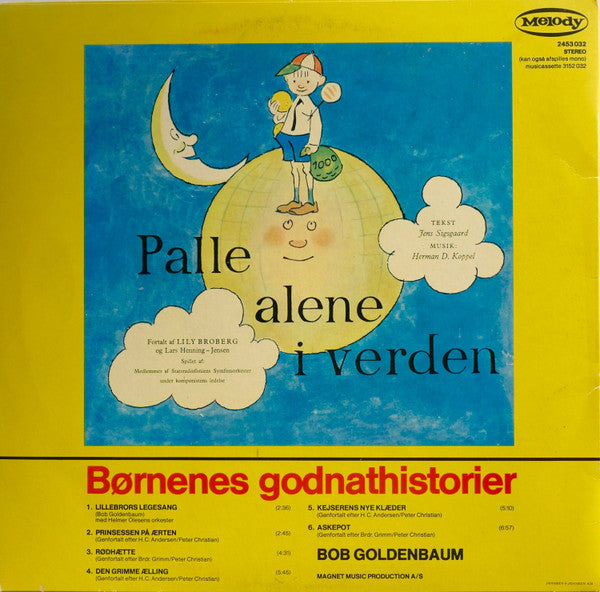 Bob Goldenbaum : Børnenes Godnathistorier + Palle Alene I Verden (LP, Album)
