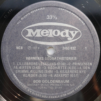 Bob Goldenbaum : Børnenes Godnathistorier + Palle Alene I Verden (LP, Album)