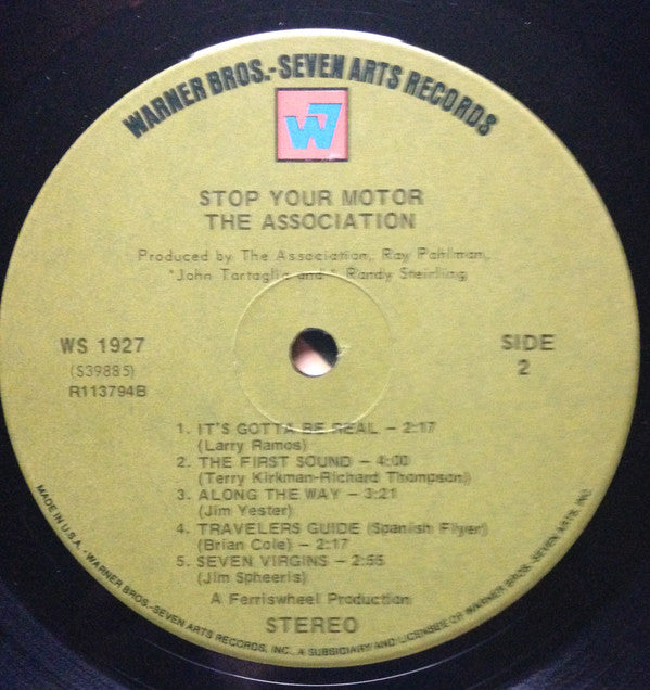 The Association (2) : Stop Your Motor (LP, Album, Club, RCA)