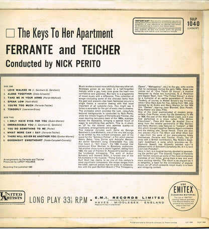 Ferrante & Teicher : The Keys To Her Apartment (LP, Album)