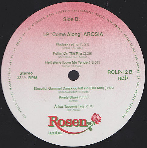 Arosia : Come Along (LP, Album)