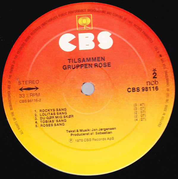 Rose (58) : Tilsammen (LP)
