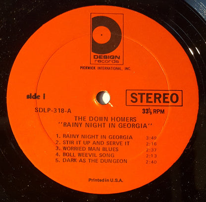 The Down Homers (2) : Rainy Night In Georgia (LP, Album)