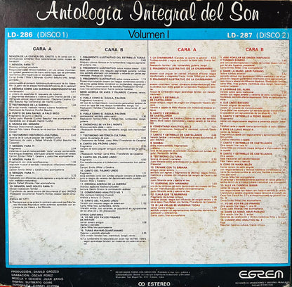 La Familia Valera Miranda : Antologia Integral Del Son Volumen 1 (2xLP, Gat)