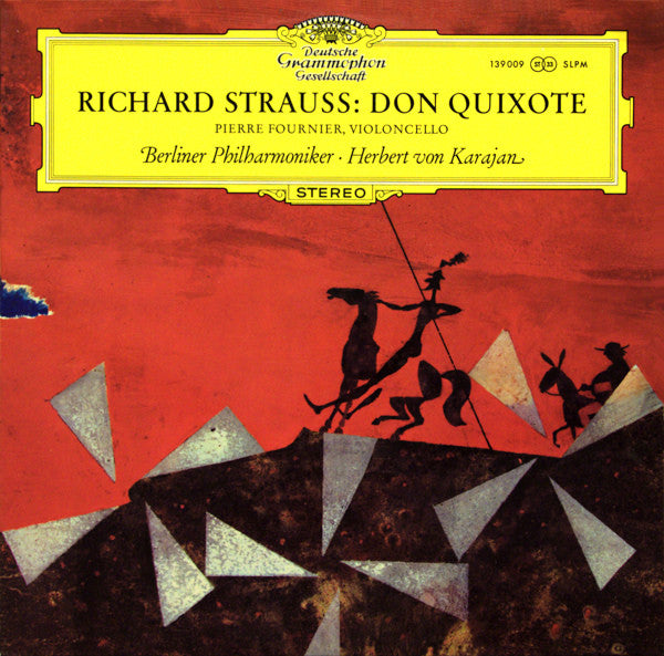 Richard Strauss - Pierre Fournier ∙ Berliner Philharmoniker ∙ Herbert von Karajan : Don Quixote (LP, Album, RE)