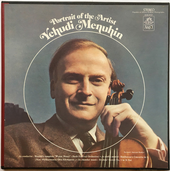 Yehudi Menuhin : Yehudi Menuhin · Portrait Of The Artist (3xLP, Boo + Box, Comp)