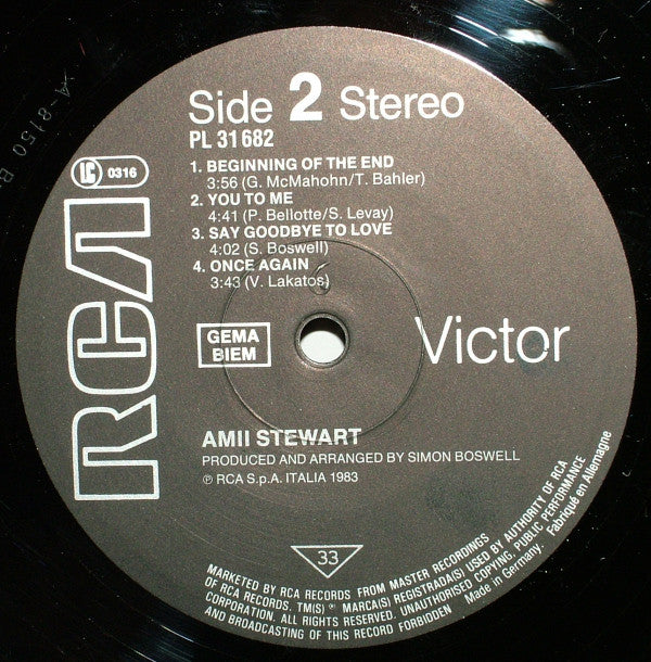 Amii Stewart : Amii Stewart (LP, Album)