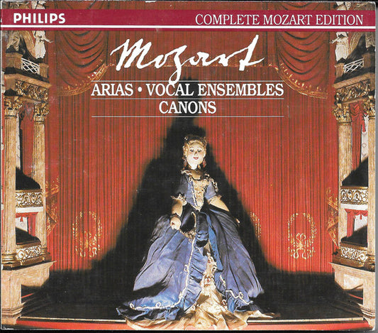 Wolfgang Amadeus Mozart : Arias • Vocal Ensembles • Canons (8xCD, Comp + Box, Sli)